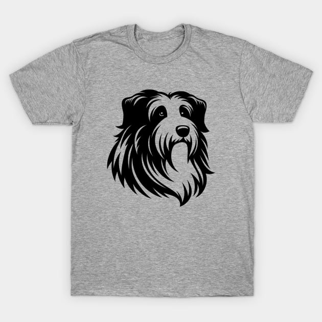 Bearded Collie Dog T-Shirt by KayBee Gift Shop